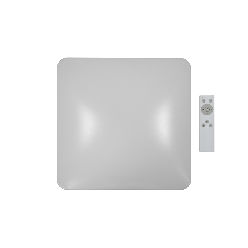 Brilagi - Plafonnier à intensité variable VELVET SQUARE SMART LED/36W/230V 2700-6500K Wi-Fi Tuya + télécommande rose