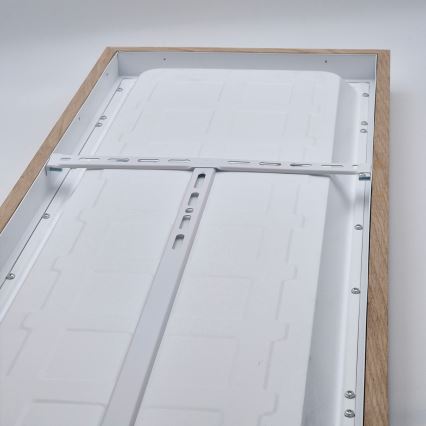 Brilagi - Plafonnier à intensité variable salle de bain WOODY FRAME LED/50W/230V chêne 120x30 cm 3000-6000K IP44 + télécommande
