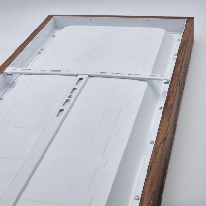 Brilagi - Plafonnier à intensité variable salle de bain WOODY FRAME LED/50W/230V chêne cerise 120x30 cm 3000-6000K IP44 + Télécommande