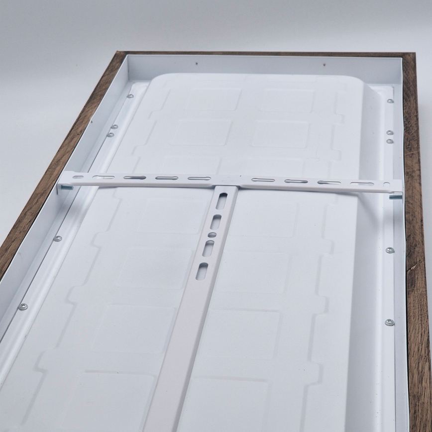 Brilagi - Plafonnier à intensité variable salle de bain WOODY FRAME LED/50W/230V chêne noyer 120x30 cm 3000-6000K IP44 + Télécommande