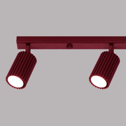 Brilagi - Luminaire à spots CRESTO 4xGU10/10W/230V bordeaux