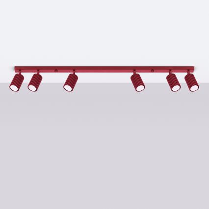 Brilagi - Luminaire à spots CRESTO 6xGU10/10W/230V bordeaux