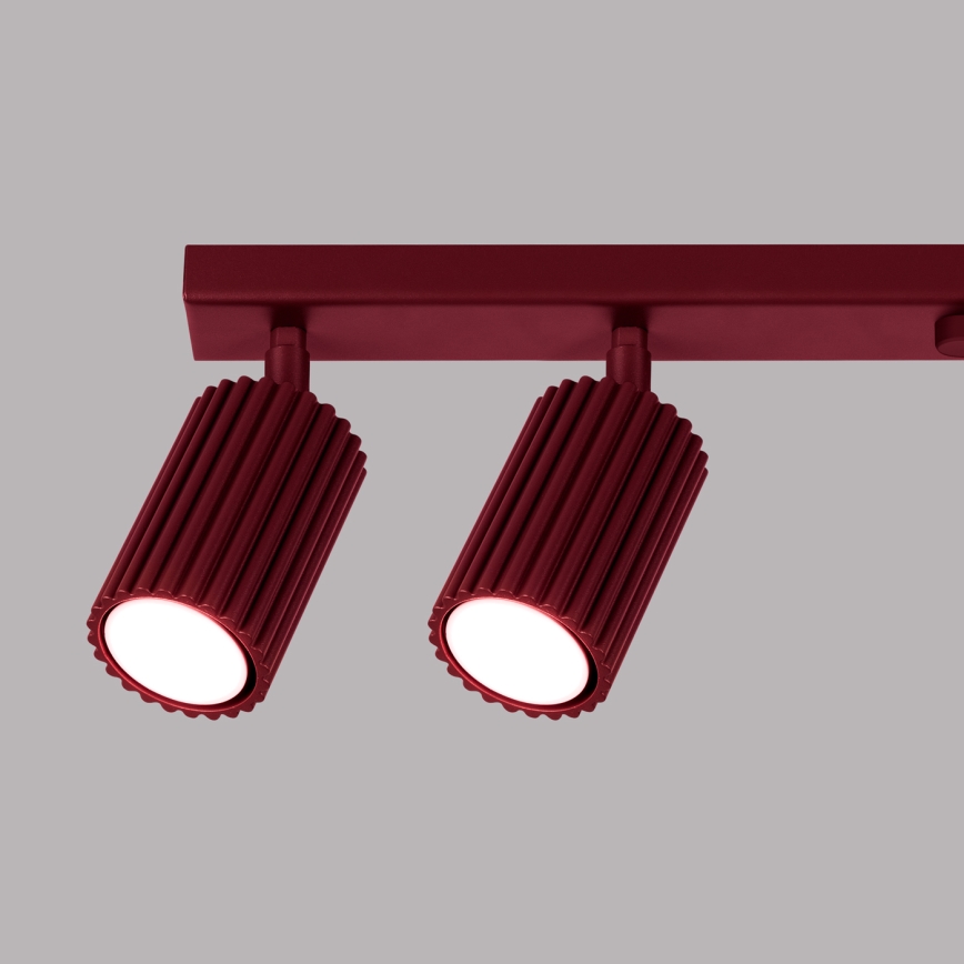 Brilagi - Luminaire à spots CRESTO 6xGU10/10W/230V bordeaux