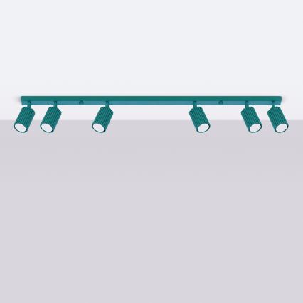 Brilagi - Luminaire à spots CRESTO 6xGU10/10W/230V turquoise