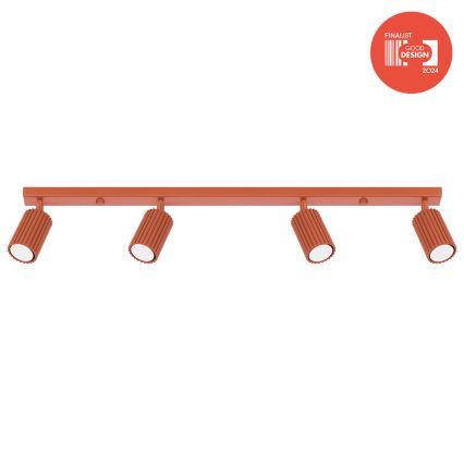 Brilagi - Luminaire à spots LED CRESTO 4x GU10/10W/230V rouge