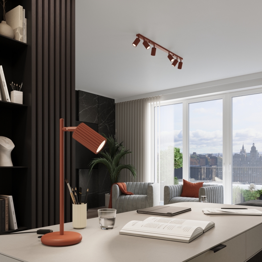 Brilagi - Luminaire à spots LED CRESTO 4x GU10/10W/230V rouge