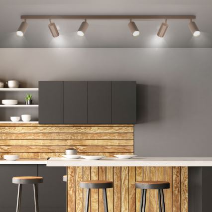 Brilagi - Luminaire à spots SELE 6xGU10/30W/230V beige