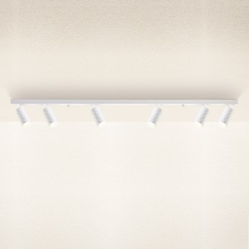 Brilagi - Luminaire à spots SELE DIAMANT 6xGU10/30W/230V blanc