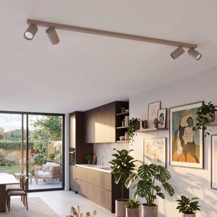 BRILAGI - Luminaire à spots SELE LONG 4xGU10/30W/230V beige