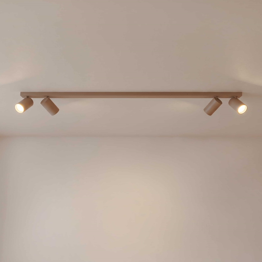 BRILAGI - Luminaire à spots SELE LONG 4xGU10/30W/230V beige