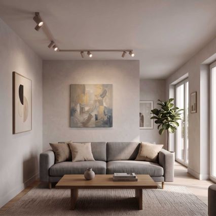 BRILAGI - Luminaire à spots SELE LONG 8xGU10/30W/230V beige
