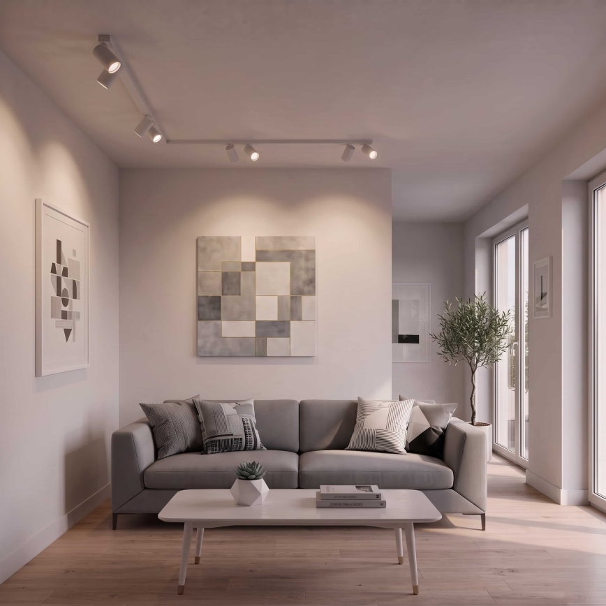 BRILAGI - Luminaire à spots SELE LONG 8xGU10/30W/230V blanc