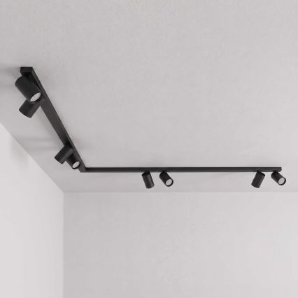BRILAGI - Luminaire à spots SELE LONG 8xGU10/30W/230V noir