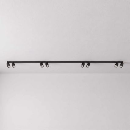BRILAGI - Luminaire à spots SELE LONG 8xGU10/30W/230V noir