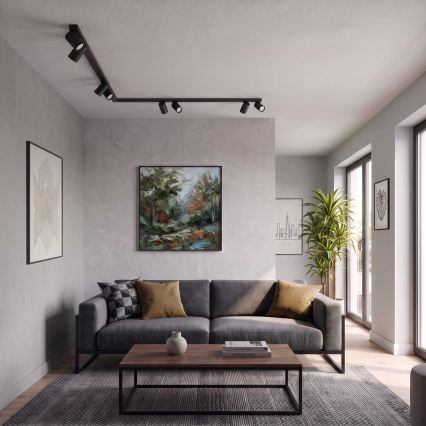 BRILAGI - Luminaire à spots SELE LONG 8xGU10/30W/230V noir