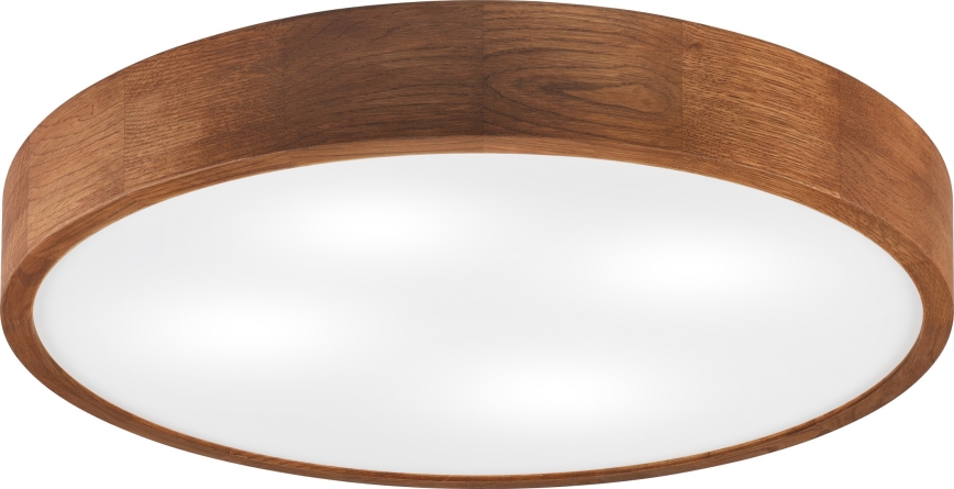 Brilagi - Luminaire de plafond LED CARVALHO 4xE27/60W/230V chêne cerise Ø 57,5 cm