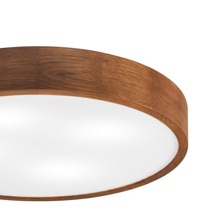 Brilagi - Luminaire de plafond LED CARVALHO 4xE27/60W/230V chêne cerise Ø 57,5 cm