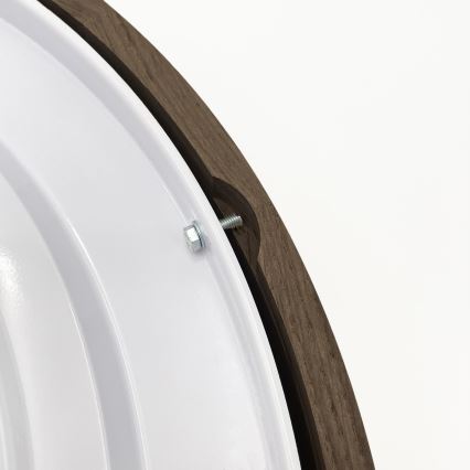 Brilagi - Luminaire de plafond LED CARVALHO 4xE27/60W/230V noyer Ø 57,5 cm