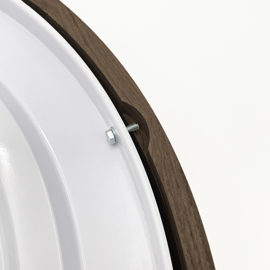 Brilagi - Luminaire de plafond LED CARVALHO 4xE27/60W/230V noyer Ø 57,5 cm
