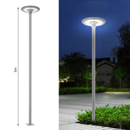 Brilagi - luminaire de rue LED d'extérieur URBANSPARK LED/120W/230V gris IP65