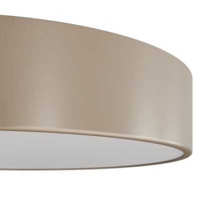 Brilagi - Plafonnier de salle de bains avec capteur CLARE 2xE27/24W/230V Ø 30 cm IP54 beige