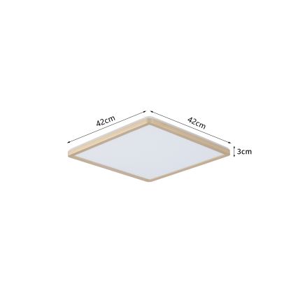 Brilagi - Luminaire de salle de bains ULTRA PLAT LED/24W/230V 42x42 cm doré IP54