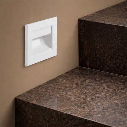 Brilagi - luminaire d'escalier LED STEP LIGHT LED/1,5W/230V IP44 blanc