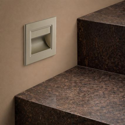 Brilagi - Luminaire d'escalier LED STEP LIGHT LED/1,5W/230V IP44 doré