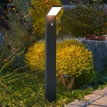Brilagi - Luminaire d'extérieur avec détecteur RIANO LED/8W/230V anthracite IP65 80 cm