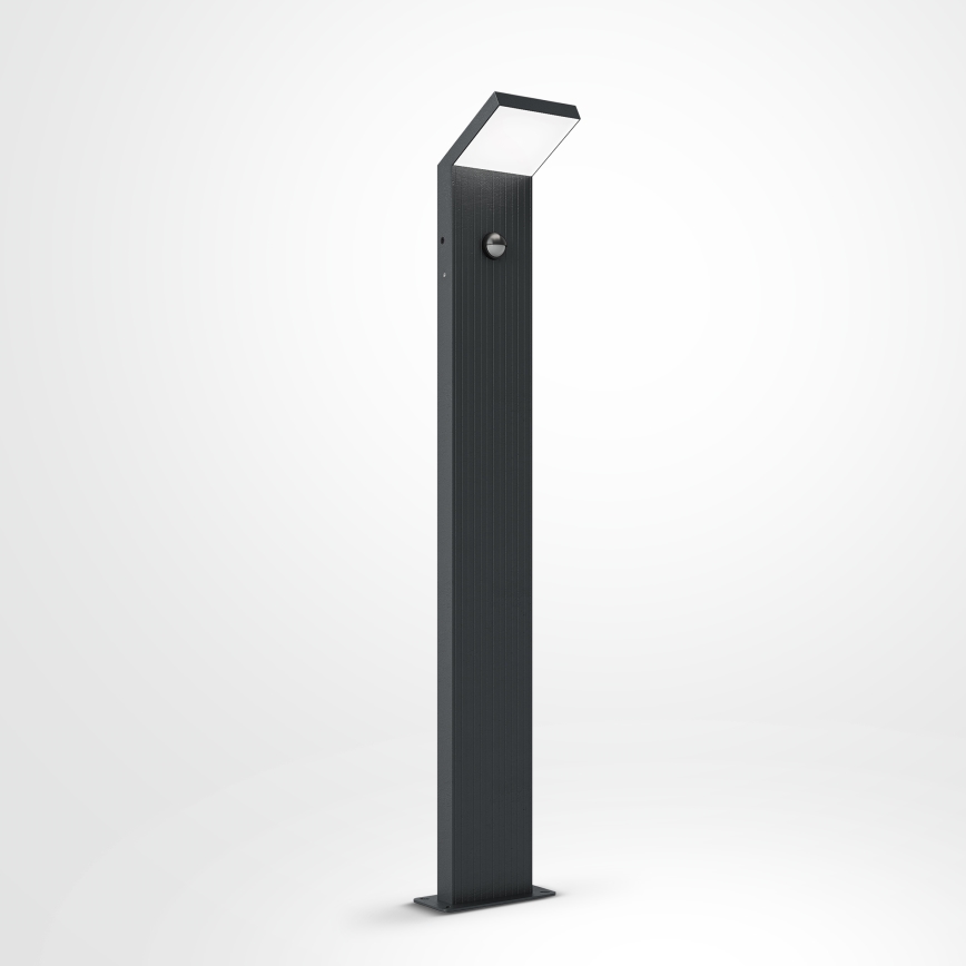 Brilagi - Luminaire d'extérieur avec détecteur RIANO LED/8W/230V anthracite IP65 80 cm
