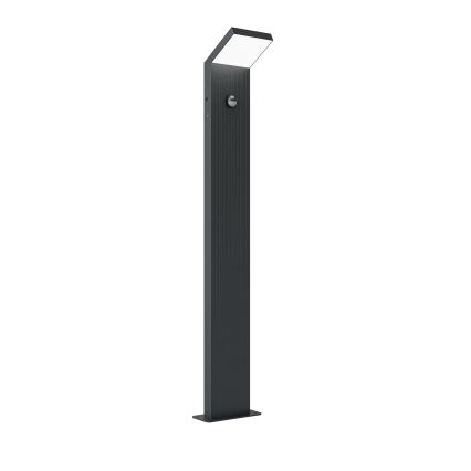 Brilagi - Luminaire d'extérieur avec détecteur RIANO LED/8W/230V anthracite IP65 80 cm