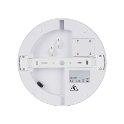 Brilagi - Plafonnier extérieur LED avec détecteur BENE LED/24W/230V Ø 26 cm blanc IP54
