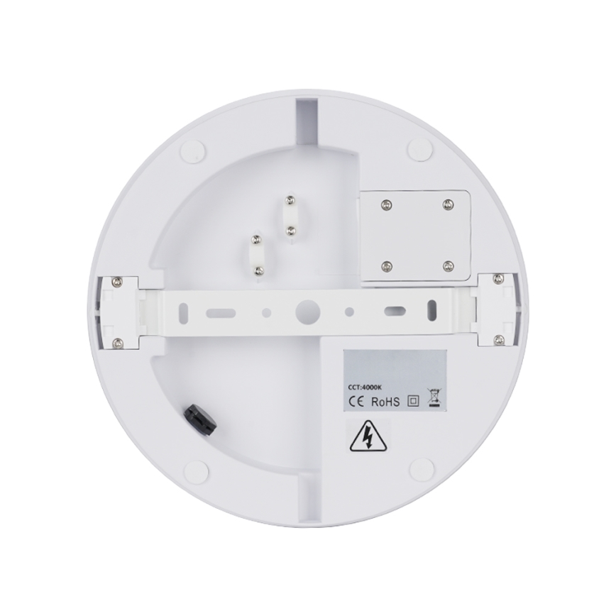Brilagi - Plafonnier extérieur LED avec détecteur BENE LED/24W/230V Ø 26 cm blanc IP54