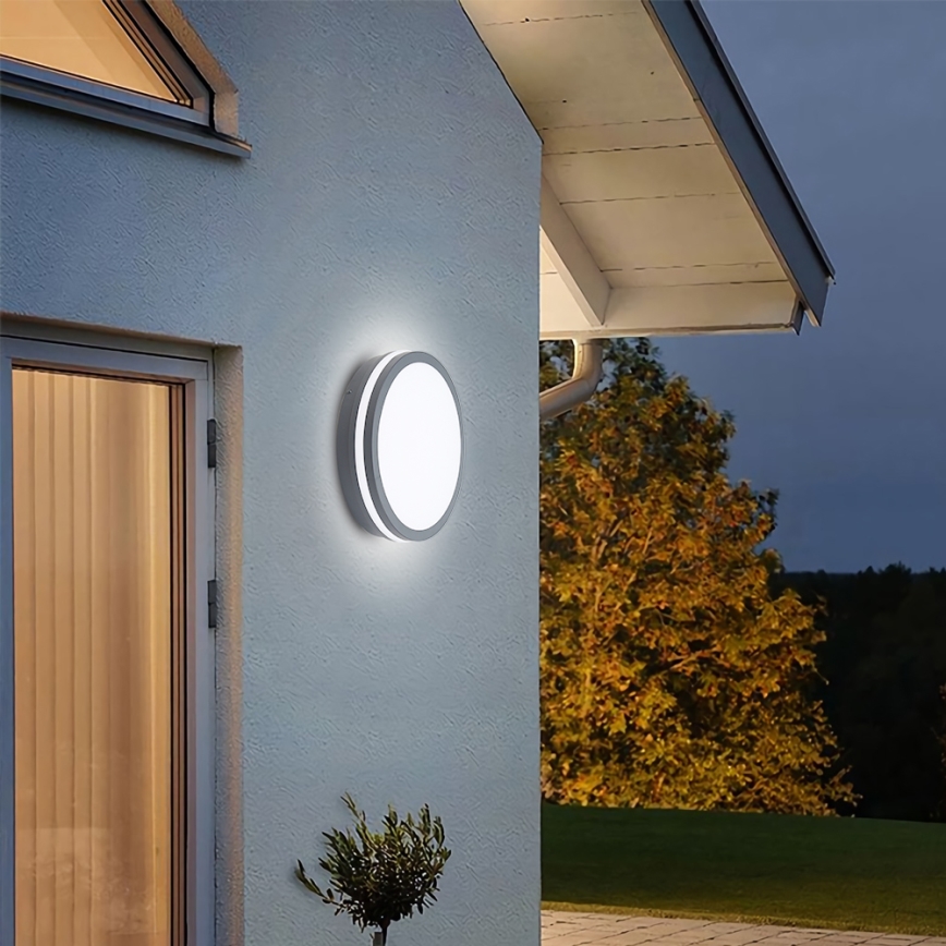 Brilagi - Luminaire d'extérieur LED avec détecteur BENE LED/24W/230V Ø 26 cm anthracite IP54