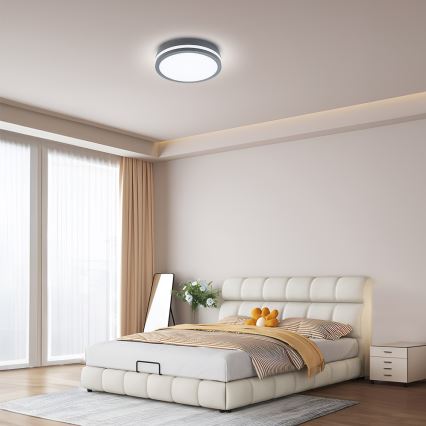 Brilagi - Luminaire d'extérieur LED avec détecteur BENE LED/24W/230V Ø 26 cm anthracite IP54