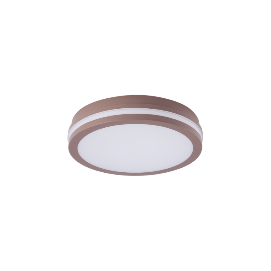 Brilagi - Luminaire d'extérieur LED BENE avec détecteur LED/24W/230V Ø 26 cm marron IP54