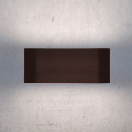 Brilagi - Applique murale extérieure LED BARI LED/7W/230V 3000/4000/6000K marron IP54