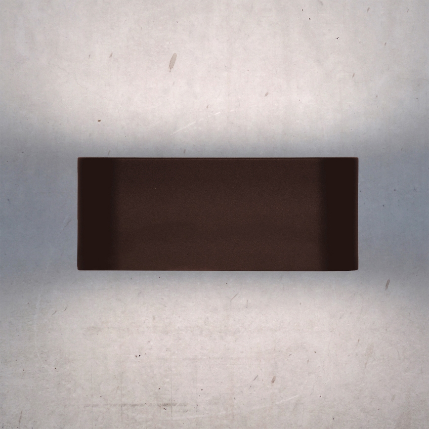 Brilagi - Applique murale extérieure LED BARI LED/7W/230V 3000/4000/6000K marron IP54