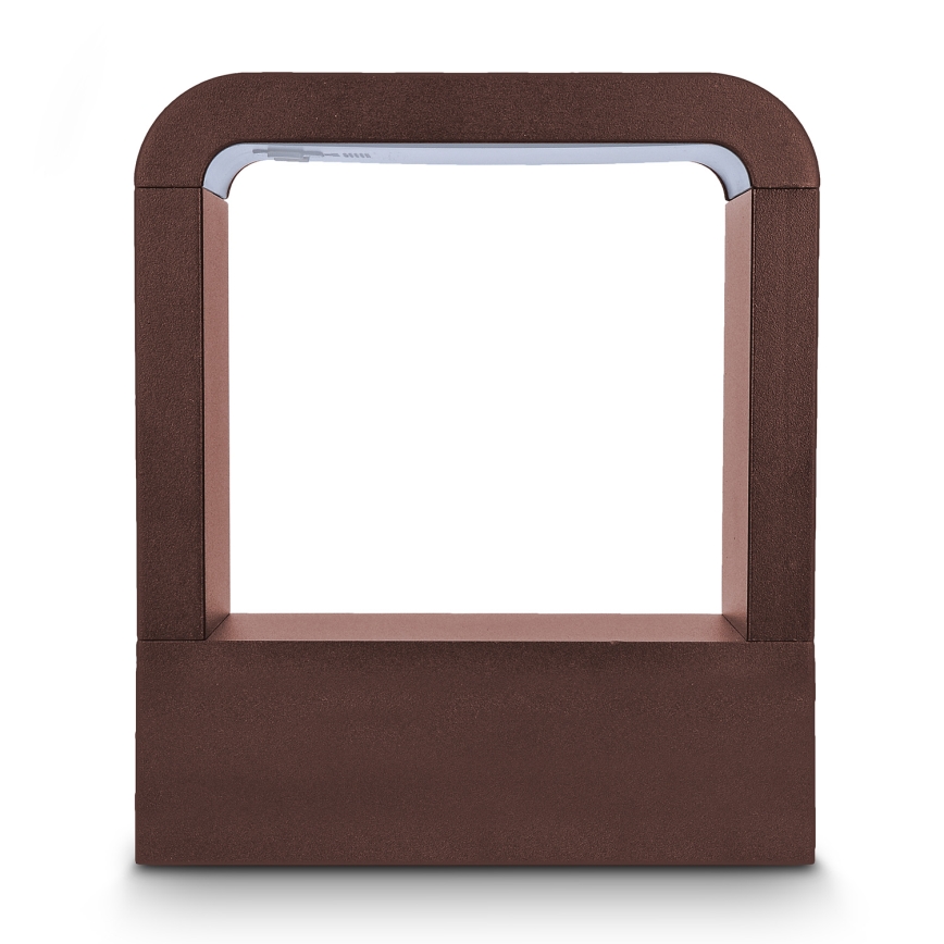 Brilagi - Applique murale extérieure LED BARI LED/7W/230V 3000/4000/6000K marron IP54