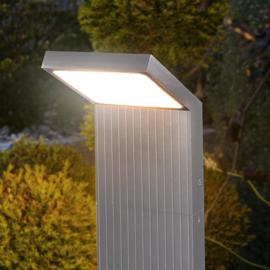 Brilagi - Luminaire d'extérieur RIANO LED/8W/230V argenté IP65 80 cm