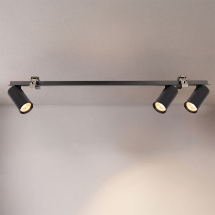Brilagi - Luminaire encastré SELE 3xGU10/30W/230V noir