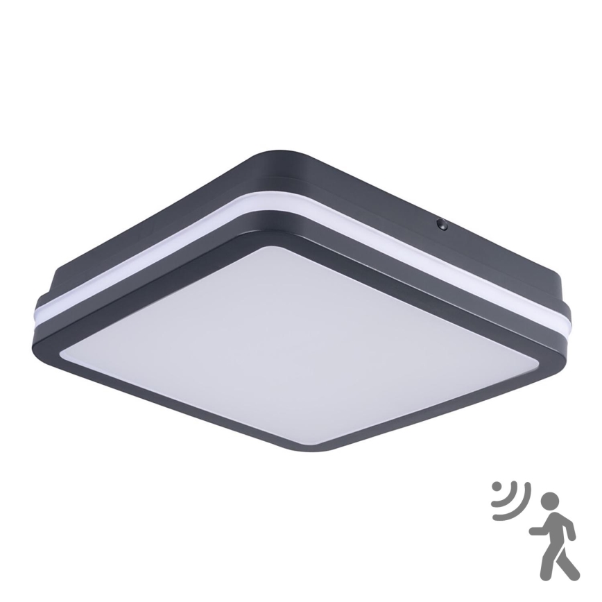 Brilagi - Luminaire LED d'extérieur avec détecteur de mouvement BENE LED/24W/230V 26x26 cm anthracite IP54