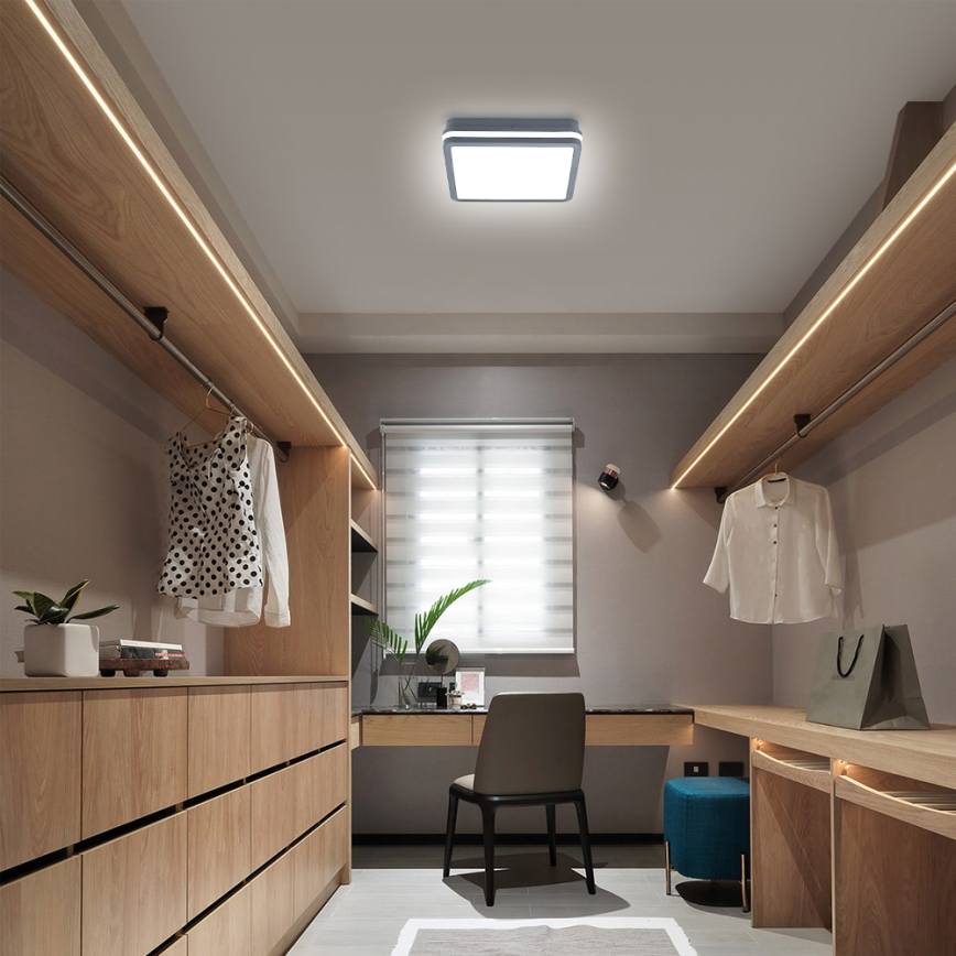 Brilagi - Luminaire LED d'extérieur avec détecteur de mouvement BENE LED/24W/230V 26x26 cm anthracite IP54