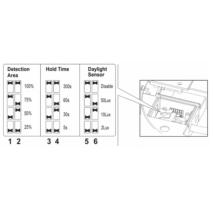 Brilagi - Luminaire extérieur avec détecteur BENE LED/18W/230V 22x22 cm anthracite IP54
