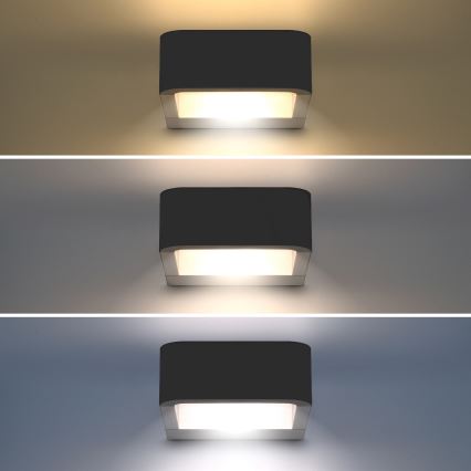 Brilagi - Applique murale extérieure BARI LED/7W/230V 3000/4000/6000K anthracite IP54