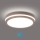 Brilagi - Luminaire extérieur LED avec détecteur BENE LED/24W/230V Ø 26 cm marron IP54