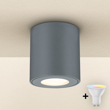 Brilagi - Luminaire extérieur LED RGBW dimmable MIA 1xGU10/30W/230V 2700-6500K Wi-Fi 84x80 mm anthracite IP54