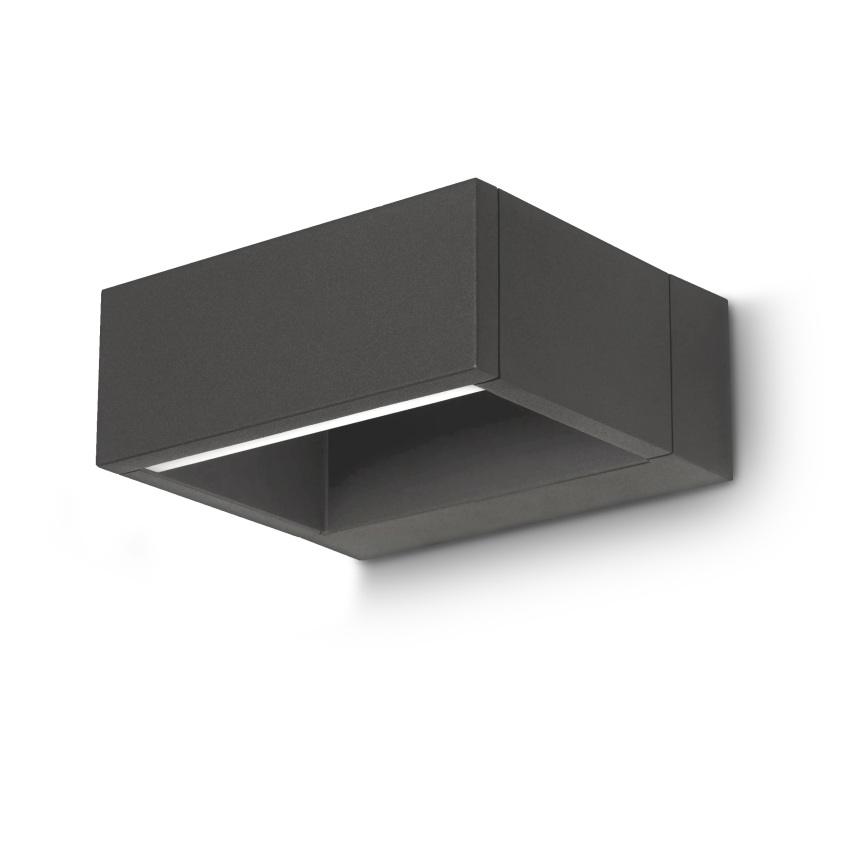 Brilagi - Applique murale extérieure RAGUSA LED/7W/230V 3000/4000/6000K anthracite IP54