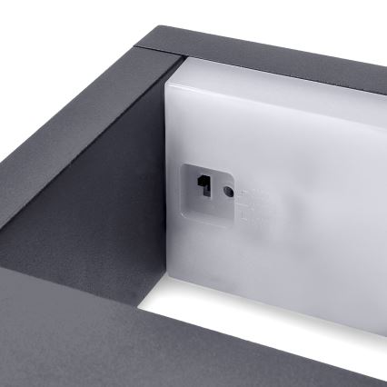 Brilagi - Applique murale extérieure RAGUSA LED/7W/230V 3000/4000/6000K anthracite IP54