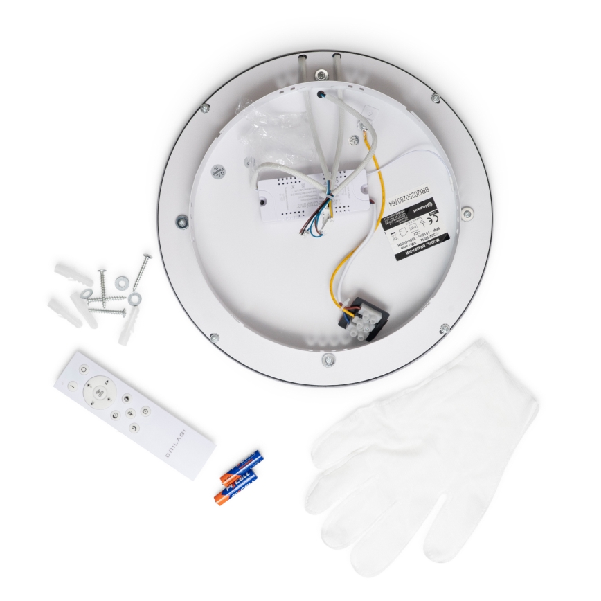 Brilagi - Plafonnier LED dimmable TRIVARO LED/56W/230V 3000-6000K Ø 30 cm + télécommande